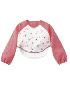 【新品未使用】現行品　ファミリア　お食事エプロン　袖付き　160291 RD