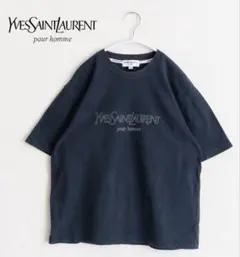 Yves Saint Laurent pour homme ロゴT 半袖 黒のサムネイル