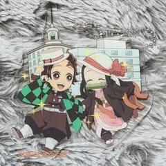 鬼滅の刃 全集中展 ご当地イラストアクリルチャーム 東京 竈門炭治郎&竈門禰豆子