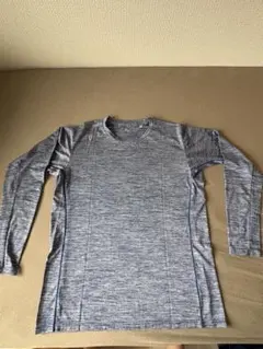 Mizuno 長袖 Tシャツ XLサイズ グレー系