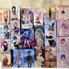 美少女系 プライズフィギュア まとめ売り21個セット 初音ミク 宇崎ちゃん等