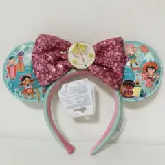 タグ付パリディズニー限定 イッツアスモールワールド 開閉ワンタッチ傘