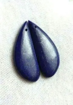 セール❗️④ ロング ラピスラズリ ピアス.イヤリング用 ペア