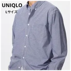 UNIQLO ユニクロ コットン100% ギンガムチェックボタンダウンシャツのサムネイル