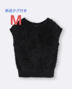 GU　フェザーヤーンニットプルオーバー