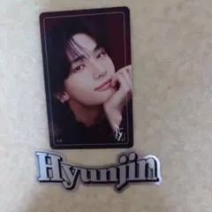 StrayKidsヒョンジンPOPUPトレカ&メタリックステッカー
