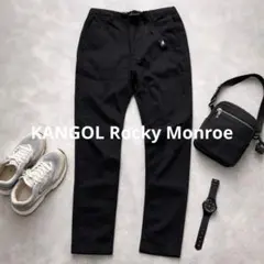 N139 KANGOL Rocky Monroeパンツ S ベルト メンズ 黒のサムネイル
