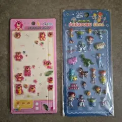シール ディズニー トイストーリー ロッツォ ジュエリードロップ ぷくぷくシール