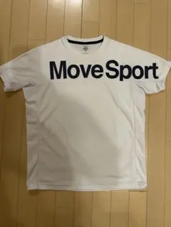 デサント　MoveSport ホワイト Tシャツ　サイズL