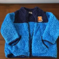 ミキハウス フリースジャケット 90cm 青