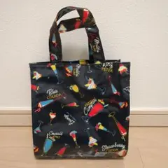 トートバッグ カクテル柄　ポップ　昭和レトロ