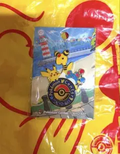 ポケモンセンタートーキョーベイ　限定　ピカチュウ　デンリュウ　マリル　ロゴピンズ