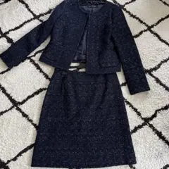 ツイードスーツ plein de vieセットアップブラウス付き