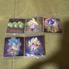 ドラゴンボール✴︎シールウエハース✴︎5枚