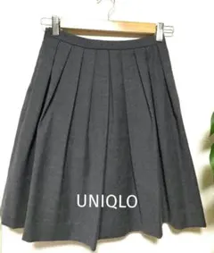 UNIQLOダークグレー プリーツスカート Sサイズ