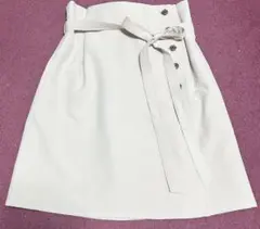 【美品】NICE CLAUP オフホワイトフレアスカート♡