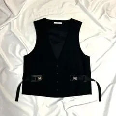 BLACK COMME des GARÇONS フェイクレザーベスト - メルカリ
