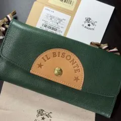 国内正規 限定 IL BISONTE セミサークル ロゴ イルビゾンテ 長財布