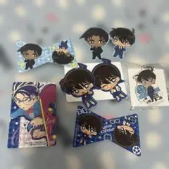 名探偵コナン 工藤新一、服部平次、江戸川コナンキャラクターステッカー アクキー