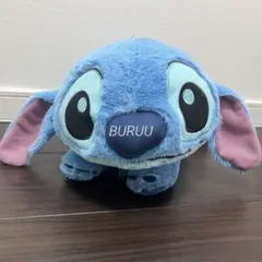 新品　ディズニー スティッチ 寝そべり なでなでしてね 超BIGぬいぐるみ