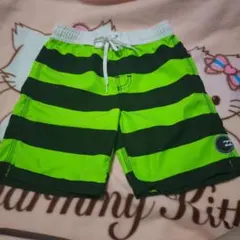 ゲリラセール　BILLABONG サーフパンツ 130サイズ 緑/黒　水着