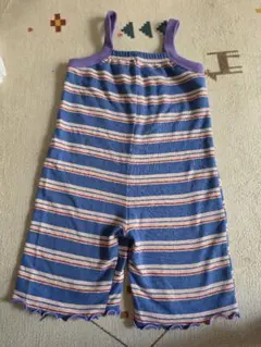 nicorrid ボーダー オーバーオール