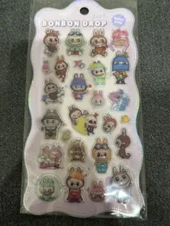 ボンボンドロップ シール　ラブブ
