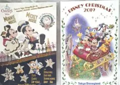 Disney Christmas 2019 ポストカード 2枚セット