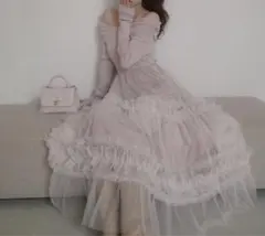 ミストレアス Blooming Veil Halter Dress ピンク - メルカリ