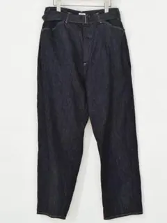comoli 22aw デニムベルテッドパンツ NAVY Size2