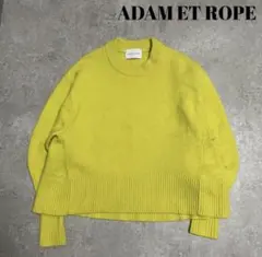 アダムエロペ ADAM ET ROPE ニット イエロー 定価1.65万