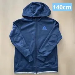 アディダス　パーカー　トレーナー　140 アウターブルー　トップス