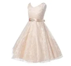 フォーマル✨子供ドレス 女児 ウェディング ワンピース 150cm ベージュ