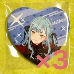 Ave Mujica オブリビオニス　ハート缶バッジ　3個　豊川祥子　バンドリ