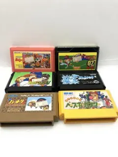 ファミコンソフト　まとめて6本まとめ売り/アルカノイド/忍者ハットリくん　等