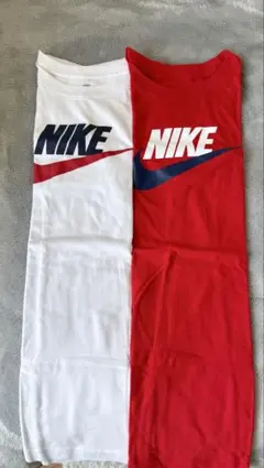 NIKE ナイキ 半袖Tシャツ 2枚セット 赤 白