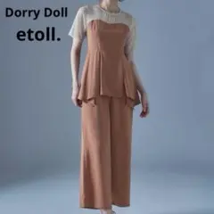 Dorry Doll バックリボンペプラムパンツドレス　オールインワン　チュールのサムネイル
