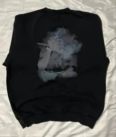 2PAC ブラック クルーネック スウェット　XL