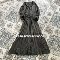 URBAN RESEARCH DOORSコットンボイル シャツワンピース