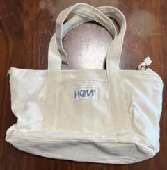 HEM アイボリー トートバッグ