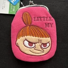 リトルミイ がま口ポーチ　ピンク 約15×12.5cm