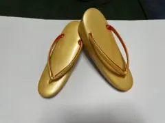 草履 ゴールド 厚底 和装小物