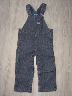 ダブルビー ミキハウス オーバーオール M ヒッコリー サロペット