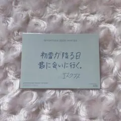SEVENTEEN エスクプス winter メッセージ トレカ