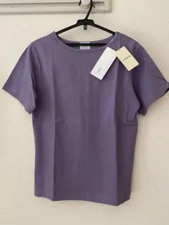coen USAコットンクルーネックTシャツ パープル Mサイズ　新品未使用のサムネイル
