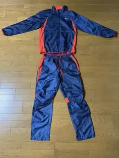 PUMA ウィンドブレーカー ブルー/オレンジ 古着