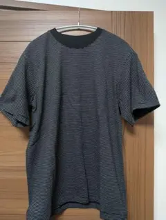 無印良品　ボーダー柄 クルーネック 半袖 Tシャツのサムネイル