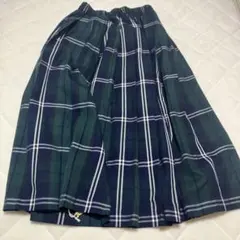 チェック柄 ロングスカート