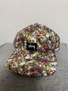 海外モデル　Stussy 花柄キャップ スナップバック