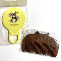 【未使用】わちふぃーるど木製コーム＆非売品ミラーのサムネイル